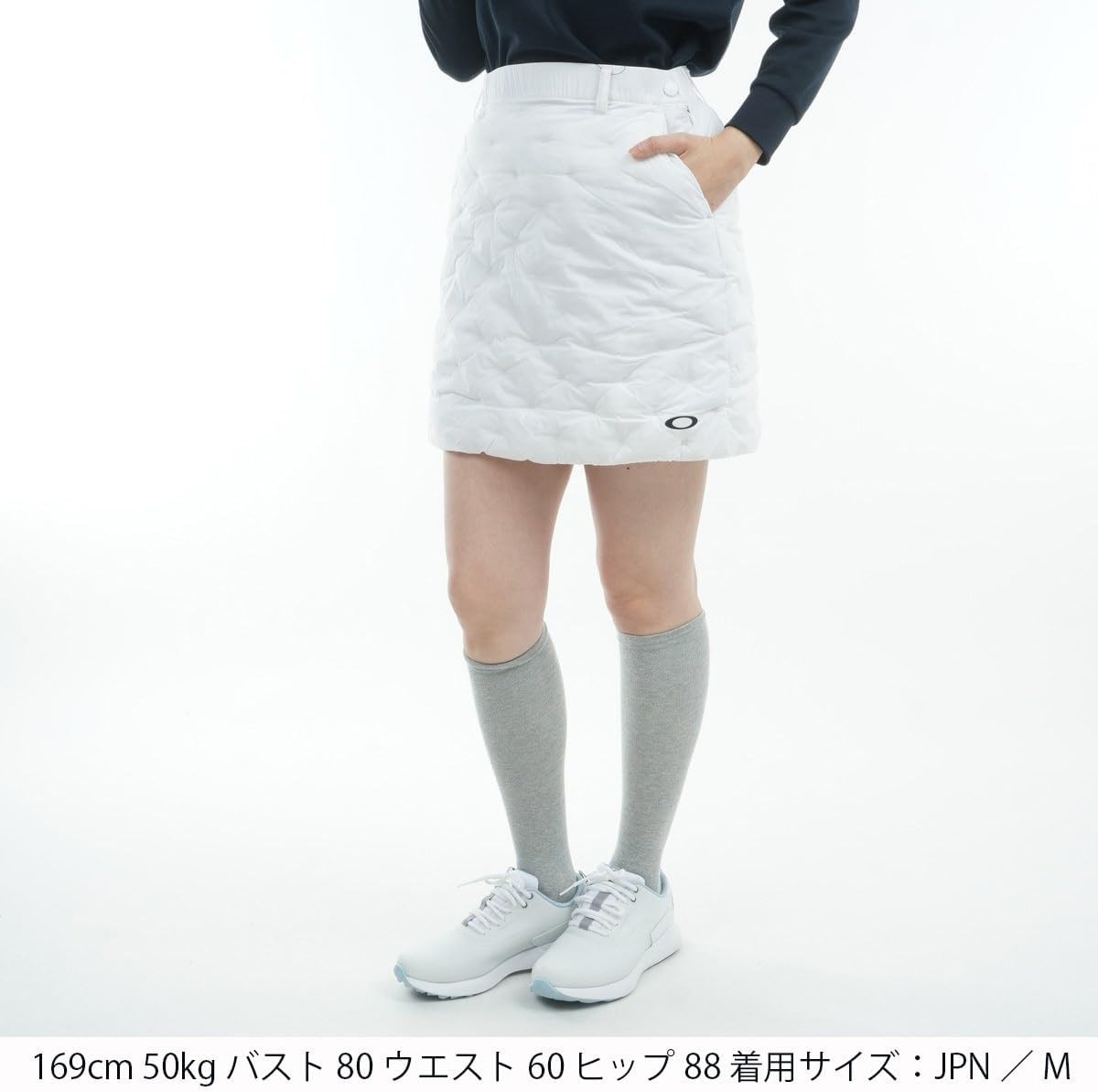 オークリー] スカート ELEVATE TUBULAR PUFF SKIRT (100) WHITE ゴルフ